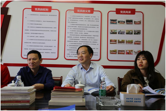 瀘州市龍馬潭區(qū)委常委、統(tǒng)戰(zhàn)部部長李平 蒞臨公司調(diào)研指導(dǎo)